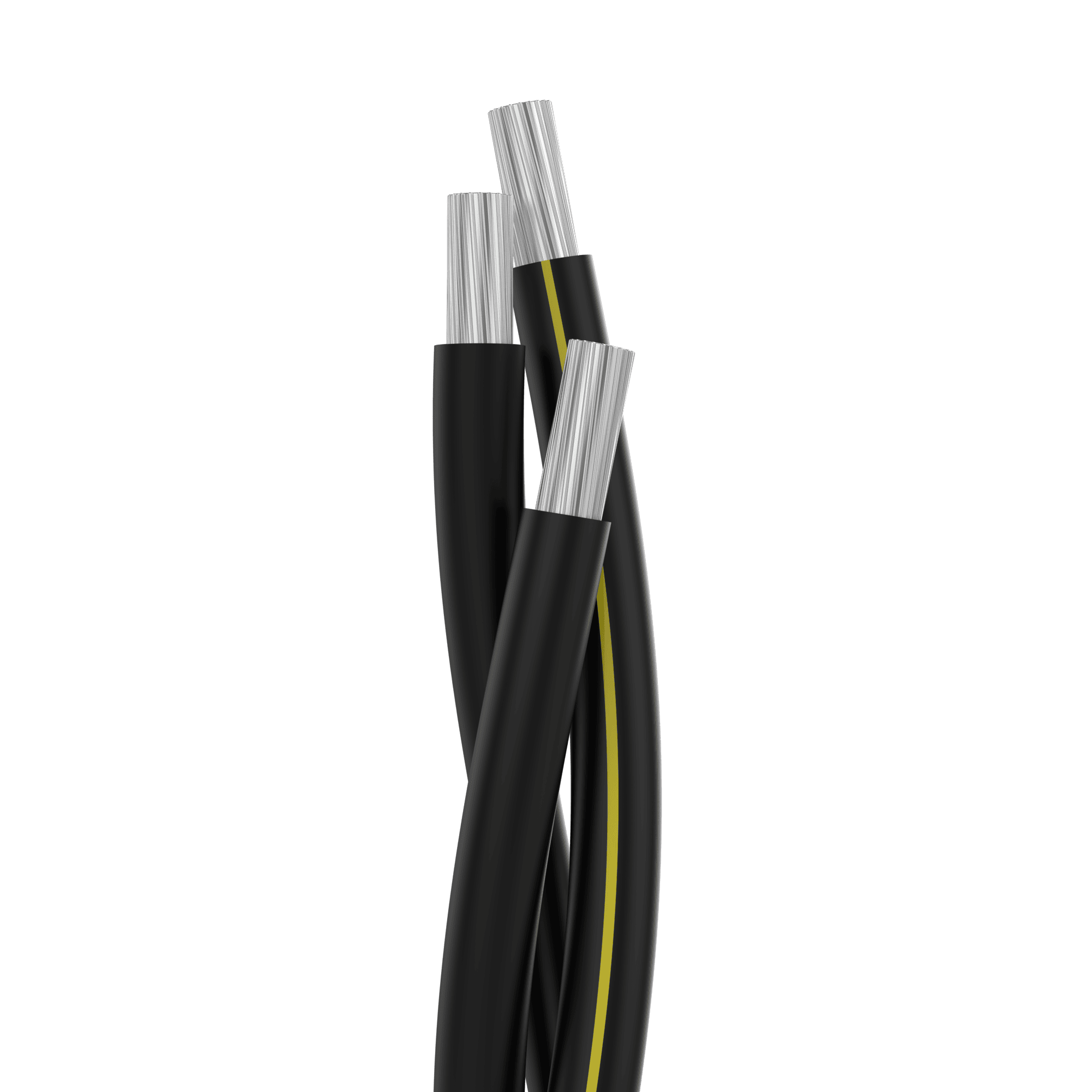 URD Triplex UL Type USE-2, 1350 Aluminum Conductors, 90°C Dry or Wet, Rated 600 V