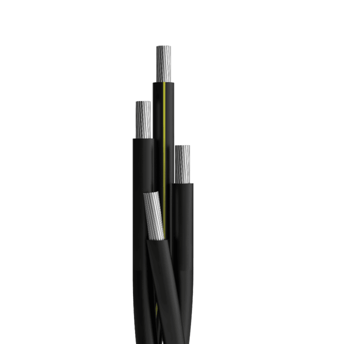 URD Quadruplex UL Type USE-2, 1350 Aluminum Conductors, 90°C Dry or Wet, Rated 600 V