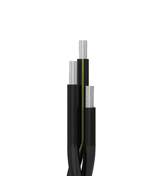 URD Triplex UL Type USE-2, 1350 Aluminum Conductors, 90°C Dry or Wet, Rated 600 V SN